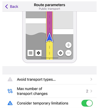 Maximum Number of Transport Changes