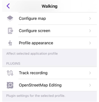 Profile Settings Plugins iOS