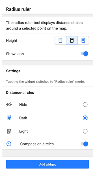 Display position Android