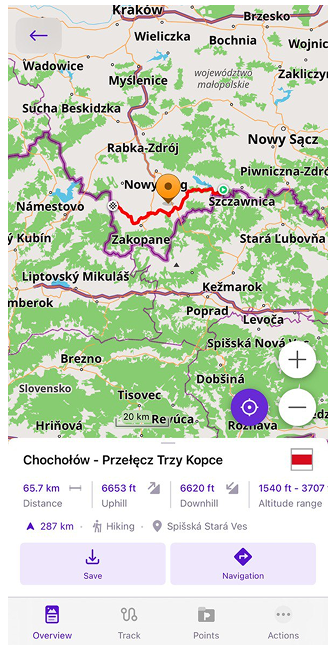 Route info