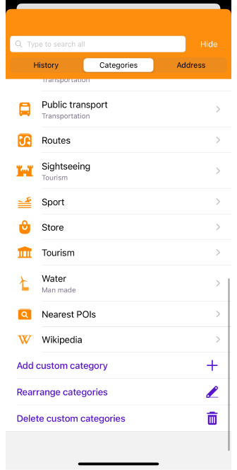 POI suchen iOS
