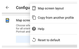 Layout da Tela do Mapa
