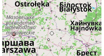 Місцева мова мапи