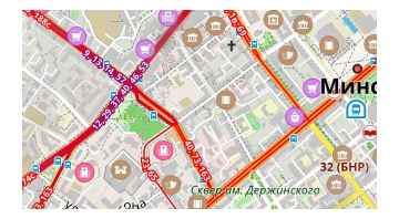 Автобус на мапі