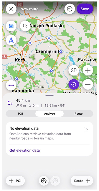 Elevation data iOS