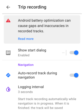 Battery optimization Android