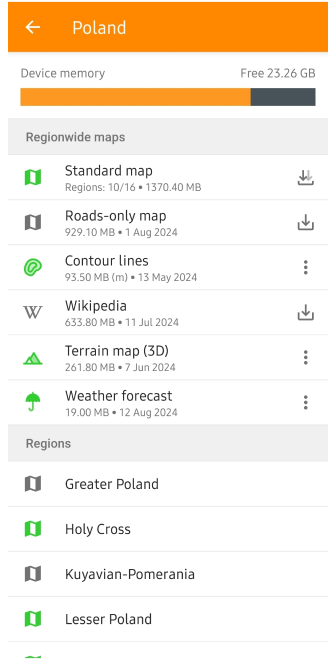 Weather plugin in Android