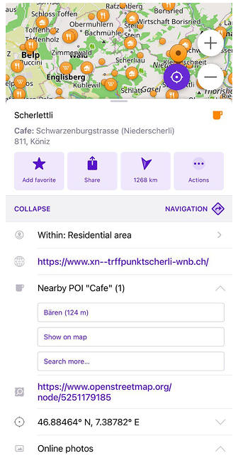 Nearby POI IOS