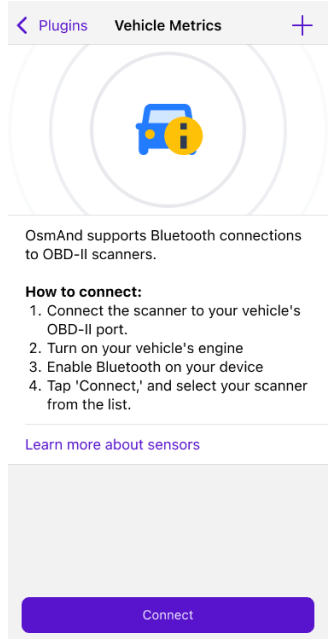 OBD connection