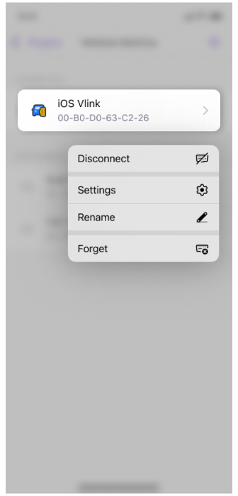 OBD settings