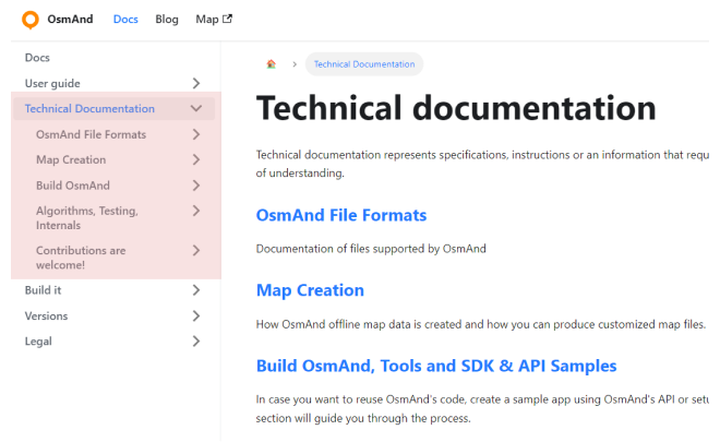Technical documentation