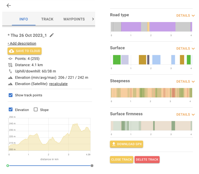 OsmAnd Web Track erstellen