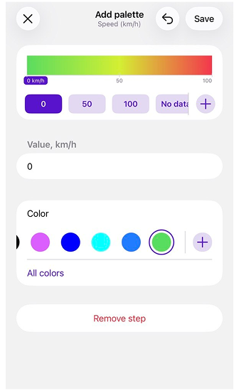 Color Palettes Editor