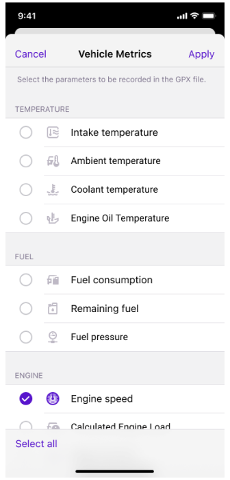 Grabación OBD