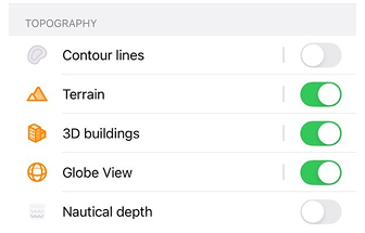 Configurer la carte iOS