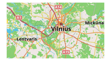 Style de route par défaut de la carte