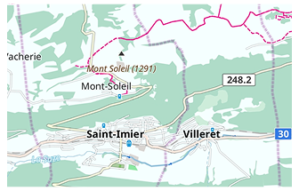 Mappa percorsi - motoslitta