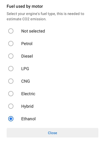 Trasa nawigacyjna Android