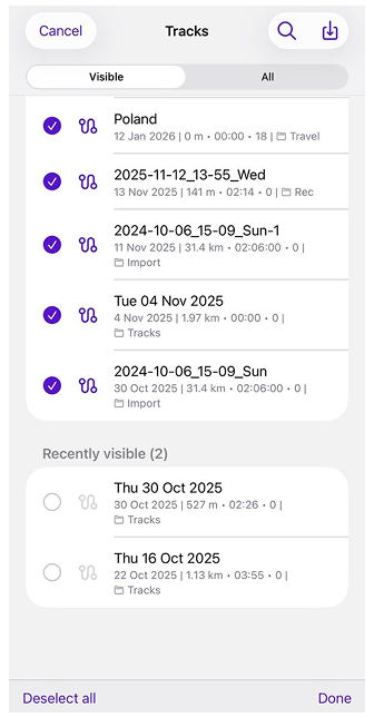 Harita izlerini yapılandır iOS