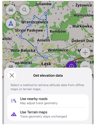 Rota planla iOS